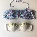 Victoria's Secret Swim | 3/20 Victoria’s Secret | Bathing Suit Bundle | Color: Blue/White | Size: M