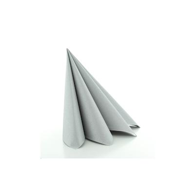 Sovie HORECA Serviette Silber aus Linclass® Airlaid 40 x 40 cm, 5x50 Stück