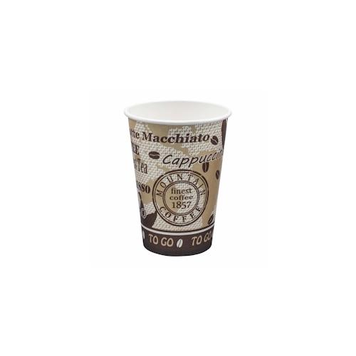 375x Automatenbecher Kaffeebecher 80mm O ‚Coffee Mountain‘ 250 ml