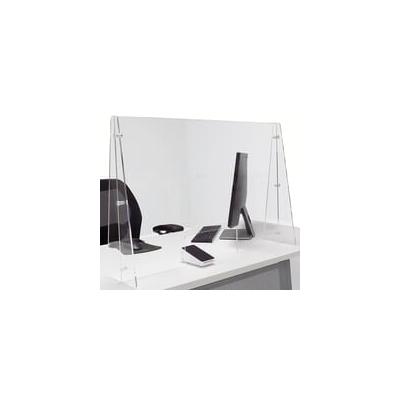 Premium 1/4" Thick 36"W x 24"H Protective Acrylic Sneeze Guard - IN STOCK!