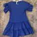 Free People Dresses | Blue Ruffle Dress | Color: Blue | Size: Xs