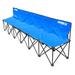 Kwik Goal 6 Seat Kwik Bench Soccer Bench Blue