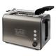 Black+Decker ES9600090B BXTOA900E Toaster, 900, Edelstahl, Grau, Mit zwei Sandwichzangen