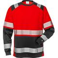 Fristads Workwear 129514 Mens Class 2 High Vis T Shirt Hi Vis Red-Black L