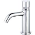 Cilindro push robinet lave mains chrome eau froide - Chromé