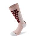 Lenz Skiing 2.0 Chaussettes pour enfants, blanc-rose, taille 27 28 29 30 pour Des gamins