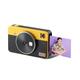 KODAK Mini Shot 2 Retro 4PASS 2-in-1 Sofortbildkamera und Fotodrucker (5,3x8,6cm) + 8 Blatts, Gelb