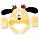 Disney Pluto Holiday Hat and Mittens Set Baby 18-24 Months Yellow