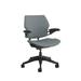 Humanscale Freedom Task Chair Aluminum/Upholstered in Gray | 41.775 H x 26.75 W x 25 D in | Wayfair F111GCF56XFSHNSC