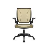 Humanscale World Mesh Task Chair Upholstered/Mesh in Pink/White/Black | 37 H x 25 W x 25 D in | Wayfair W11BN34N34SHNSC