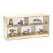 Jonti-Craft 3 Compartment Shelving Unit w/ Wheels Wood in Brown | 35.5 H x 24 W x 15 D in | Wayfair 0450JCPL