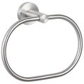 AngleSimple Bathroom Towel Ring Wall Mounted Metal in Gray | 5.75 H x 7.87 W x 2.76 D in | Wayfair AF102