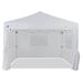 Z-Shade Z Shade Venture 12 x 10' White Lawn Garden Event Outdoor Pop Up Canopy Tent Metal/Steel/Soft-top in Gray/White | Wayfair ZS1210PKVPWH