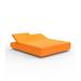 Vondom Vela - Square Daybed w/ 2 Reclining Backrests - 78.75"x78.75" - Basic Plastic in Orange | 15.75 H x 70.75 W x 78.75 D in | Outdoor Furniture | Wayfair