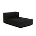 Vondom Vela - Armless Chaise Lounge - Lacquered Plastic in Black | 28.25 H x 39.25 W x 63 D in | Outdoor Furniture | Wayfair 54028F-BLACK