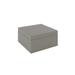 Vondom Jut Outdoor Ottoman w/ Cushion Plastic in Gray | 15.75 H x 31.5 W x 31.5 D in | Wayfair 44415-STEEL