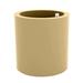 Vondom Cilindro Polyethylene Pot Planter Resin/Plastic in Brown | 39.25 H x 47.25 W x 47.25 D in | Wayfair 40312RF-BEIGE