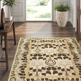 Brown 72 x 0.5 in Area Rug - Tufenkian Inverness Oriental Hand-Knotted Wool Beige/Area Rug Wool | 72 W x 0.5 D in | Wayfair 826.312....0609