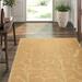 Yellow 96 x 0.5 in Area Rug - Tufenkian Molecular Geometric Hand-Knotted Wool Area Rug in Gold Wool | 96 W x 0.5 D in | Wayfair KW27T249S..0810