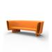 Vondom Bum Patio Sofa Plastic in Orange | 31.25 H x 96.25 W x 39.25 D in | Wayfair 65001-ORANGE