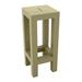 Vondom Jut Patio Bar Stool Plastic in Brown | 28.25 H x 11.75 W x 11.75 D in | Wayfair 44412F-KHAKI