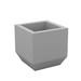 Vondom Vela Resin Pot Planter Resin/Plastic in Gray | 15.75 H x 15.75 W x 15.75 D in | Wayfair 54073A-STEEL