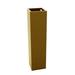 Vondom Cube - Square Resin Tower Pot Planter - Lacquered Resin/Plastic in Brown | 39.25 H x 9.75 W x 9.75 D in | Wayfair 44125RF-CHAMPAGNE