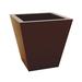 Vondom Cono Self Watering Lacquered Polyethylene Pot Planter Resin/Plastic | 19.75 H x 19.75 W x 19.75 D in | Wayfair 41150F-BRONZE