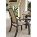 Telescope Casual St. Catherine Patio Dining Armchair Plastic/Resin/Sling in Black | 38 H x 25.5 W x 29.75 D in | Wayfair HH7887701