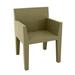 Vondom Jut Patio Dining Chair Plastic/Resin in Brown | 31.5 H x 22.75 W x 21.75 D in | Wayfair 44408F-KHAKI