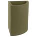 Vondom Angular Resin Pot Planter Resin/Plastic in Brown | 21.75 H x 15.25 W x 15.25 D in | Wayfair 41070-KHAKI