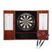 Viper Metropolitan Bristle Dartboard & Cabinet Set w/ Darts, Sisal in Brown/Gray | 6 H x 24 W x 32 D in | Wayfair 40-1080