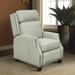 Darby Home Co Kathi 29.5" Wide Genuine Leather Manual Wing Chair Recliner Genuine Leather | 43.3 H x 29.5 W x 35.8 D in | Wayfair
