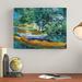 Vault W Artwork Bank of the Oise at Auver by Vincent Van Gogh - Wrapped Canvas Graphic Art Print Canvas in Blue/Green | 14 H x 18 W x 2 D in | Wayfair