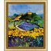 Tori Home Ledent - Provence 561140 Framed Painting on Canvas Canvas, Wood in Blue/Green/Yellow | 30 H x 26 W x 2 D in | Wayfair