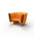 Vondom Bum Patio Chair Plastic in Orange | 31.25 H x 47.25 W x 39.75 D in | Wayfair 65008-ORANGE