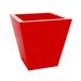 Vondom Cono Self Watering Resin Pot Planter Resin/Plastic in Red | 31.5 H x 31.5 W x 31.5 D in | Wayfair 41180F-RED