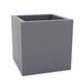 Vondom Cubo Self Watering Resin Pot Planter Resin/Plastic in Gray | 19.75 H x 19.75 W x 19.75 D in | Wayfair 41350F-STEEL