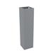 Vondom Cube - Square Resin Tower Pot Planter - Self Watering Resin/Plastic in Gray | 39.25 H x 9.75 W x 9.75 D in | Wayfair 44125R-STEEL