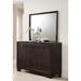 Red Barrel Studio® Bali 9 Drawer Dresser w/ Mirror Wood in Brown | 39 H x 57 W x 16 D in | Wayfair 69883D25B21C4F5C99767EDFF0B55683