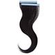 Balmain Tape Extension Human Hair 2 Teilig 25cm Länge 01 Schwarz 22g