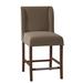 Fairfield Chair Dora Counter & Bar Stool Wood/Upholstered in Brown | 42 H x 20.5 W x 25 D in | Wayfair 6018-C7_8789 07_Walnut