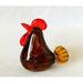 Ebern Designs Owyhee Rooster Figurine Glass in Brown/Gray | 3.95 H x 3.25 W x 2 D in | Wayfair EB72243B4F8B4839A51FDFBD9E962C0B