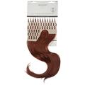 Balmain Micro Ring Extensions Human Hair 50 Stück 40 Cm Länge Farbe Light Mahogany Red Brown #5rm