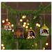 The Holiday Aisle® 4 Piece Nativity Hanging Figurine Ornament Set Wood in Brown | 3.2 H x 2.6 W x 2 D in | Wayfair 64976