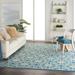 Blue 0.25 in Area Rug - Winston Porter Alfs Geometric Outdoor Area Rug Polyester | 0.25 D in | Wayfair 2DC6A385F0B241789A07548F74830D7E