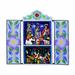 The Holiday Aisle® Marsboro Decorative Handmade Christmas Nativity Retablo Folk Art Wood in Brown | 10.5 H x 11.5 W x 2.4 D in | Wayfair 146837