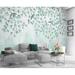 One Allium Way® Blossom Nordic Floral Scandinavian Wall Mural Fabric in White | 106" L x 187" W | Wayfair FE51D18F927C4225B9E08566085E45B5