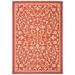 Red/White 31 x 0.2 in Area Rug - Fleur De Lis Living Galena Floral Red/Beige Indoor/Outdoor Area Rug, Synthetic | 31 W x 0.2 D in | Wayfair