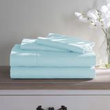 Wayfair Basics® 1800 Series Microfiber/Polyester Sheet Set Microfiber/Polyester in Blue | 96 H x 66 W in WFBS1772 39347937